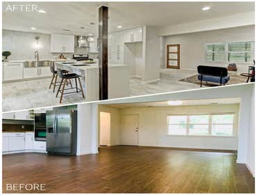 Before and After photos
