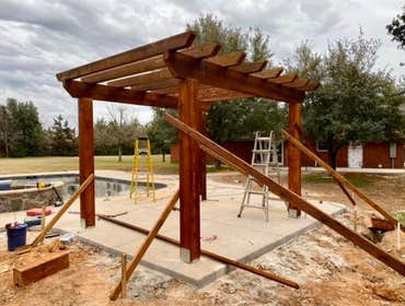 Fence and Pergola