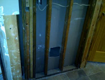lower level dwelling complete restoration....flood damaged complete demolision/remidiation/re-build. entails...sheetrock/framing/electrical work/plumb