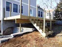 FLOOR ADDITION INTERIOR OF SECOND FLOOR ADDITION IN LINCOLN PARK NJ COMPLETED. MASTER BEDROOM, GUEST BEDROOM, TWO BATHROOMS, AND LARGE WALK IN CLOSET