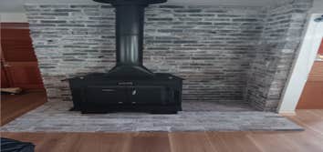Brick White wash Before & After
