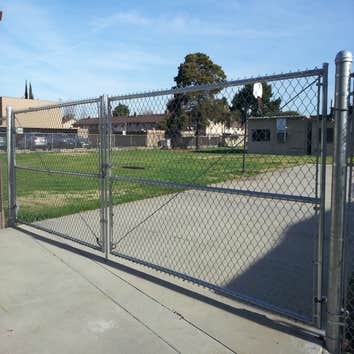 Chain link fence