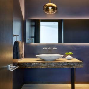Rustic Modern Bathroom Design | Modern Custom Homes