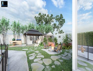 3D design back yard full outdoor back yard remodeling