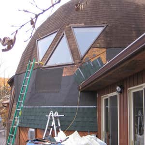 Dome Roof Using Owens Corning Duration Asphalt Shingles