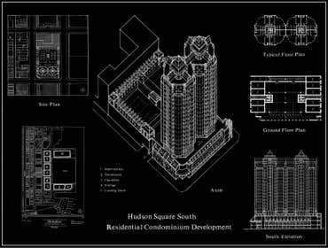 Hudson Square South Waterfront Residential Condo Development by Edwin A. Lee Architect, A.I.A, NCARB Hudson Square South Waterfront Residential Condo D