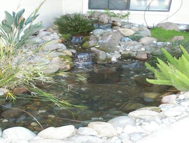 Roseville Pond & Waterfall This is a beautiful pond & waterfall at the entry way to our clients home in the front yard. It adds a lot of character to t