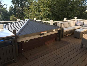 Hot Tub Roof