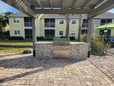 Photos by Central Builders Group #1 The project consisted of building 2 outdoor kitchens with underground gas runs, an extra large custom designed perg