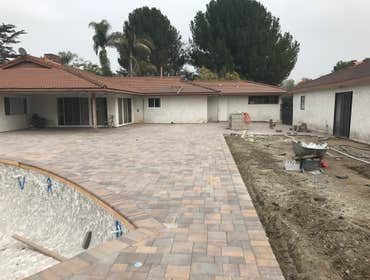 New Paver installation
