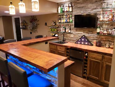 Photos by Empire Homes & Remodeling, Inc #2 Wet bar and finished basement