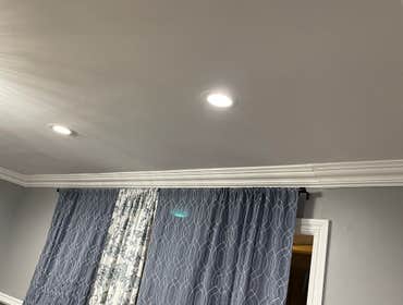 Photos by Gr Minga Brothers Construction LLC #1 Fixing water damage drywall ceiling and some crow molding