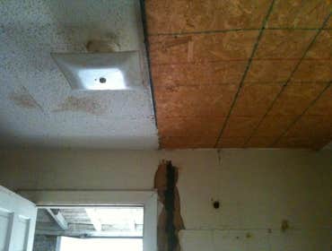 Living room before