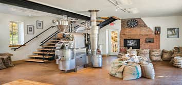 Adaptive Re-Use - Coffee Roastery Repurposing of a historic mill manager's house to coffee roasting facility.