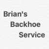 Brian’s Backhoe Service logo
