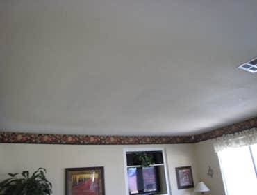Ceiling Patch Here is a patch that we did caused by a water leak