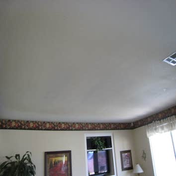 Ceiling Patch Here is a patch that we did caused by a water leak