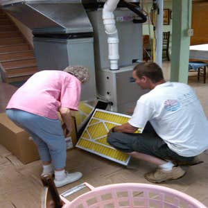 5600 BROOKDALE DRIVE MAYTAG 95% 2 STAGE VARIABLE FURNACE & 16 SEER 2 STAGE AIR CONDITIONER W/ VARIABLE FAN! CUSTOM FILTER BOOT