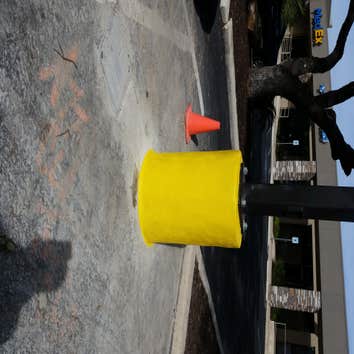 Village Pointe Contracted to remove a pole base, trench electrical runs, drill 8 foot hole for new pole, cast concrete pole, paint (safety)