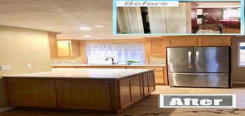 Open/ Expanded Kitchen Space
