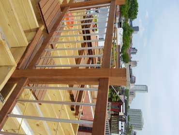 Passyunk rooftop deck during