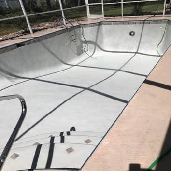 Photos by Adventure Pool N Spa #1 New finish with dolphins and pumps and filter