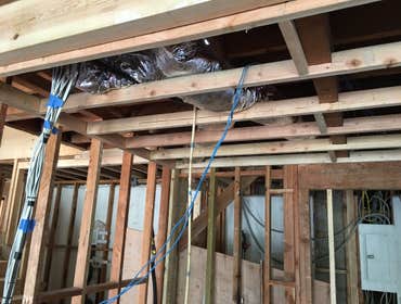 Hollywood Hills Installed two 4 ton 16 SEER Lennox split systems with brand new ducting.