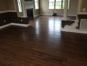 new flooring living area