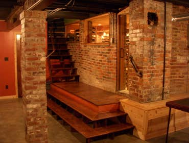 Job photos Before and after photos of basement/wine cellar job.
