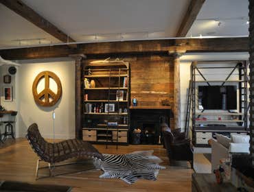 Living Area with Fireplace
