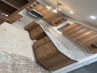 Kitchen Remodel by Alzaria Construction LLC Premium cabinets and kitchen remodel