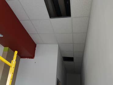 Photos by R A Interiors Texas Ltd CO #2 NEW SUBWAY, INTERIORS DRYWALL, FRAMING, INSULATION, T-BAR CEILINGS