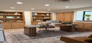 Boss office after