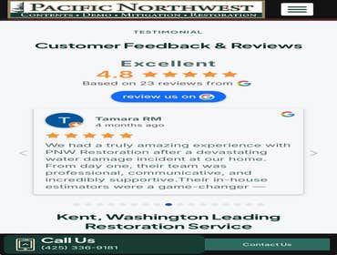 Slavik Petrus Pacific Northwest Restoration1 Fire restoration. Mold mitigation Water mitigation. Demolition. Content restoration.