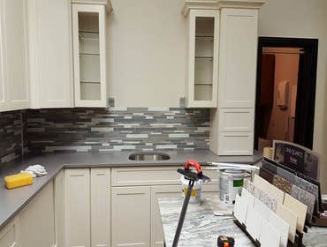 American dream granite show room build