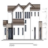 Modern Spanish Custom Home This unique design seamlessly blends (3) ADU rentals units into the overall design. The idea is to use these rentals to cove