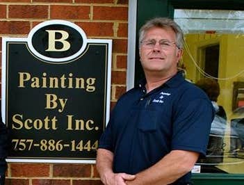 Painting By Scott, Inc. moves office to Yorktown After enjoying many years at our office in Newport News we moved to Yorktown and got a very warm welco