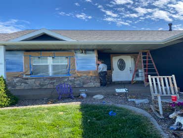 Photos by George Wood General Contracting & 6 inch seemless Gutters & Painting of All Types #1