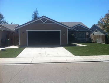 California Crews Project Exterior Paint and front yard landscape.