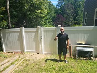 Photos by Let Steve Do It Fences Installed and Repair #2 Happy Satisfied Fence Customers