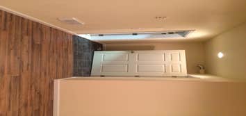 Studio apartment This is a studio apartment I did .
All work accept plumbing , and electrical was done by me .