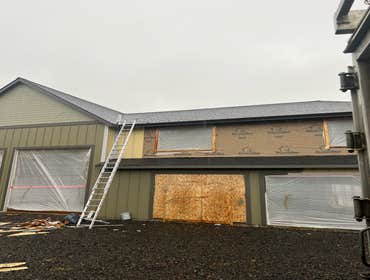 Photos by Sta Dri Continuous Gutters #1 New custom home with new custom color continuous gutters.