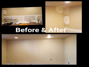 Before and After Drywall, Trim and Paint Repairs Here are a few before and after photos of various jobs. No job is to big or small to bring your home b