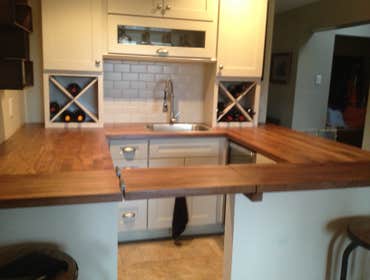 Project photos from Reggie To The Rescue Before and After Kitchens and Baths