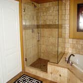 Travertine Shower