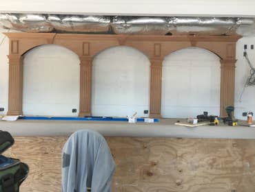 Photos by Corso Construction Corp #3 Restaurant on site millwork