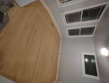 Photos by Dreamers Unlimited LLC #2 This job was for only Sandy. We prepped and sanded the floors rented machines and got ready for stain and polyureth