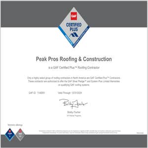 Photos by Peak Pros Roofing & Construction LLC #1