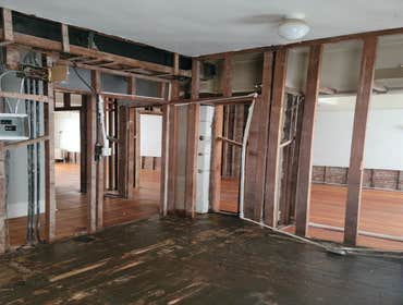 Fine Design Remodeling resume painting, frame, tile, cabinet install, shower, more.