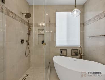 Photos by Remodel Masters #1 Guest + Master bathroom complete remodel